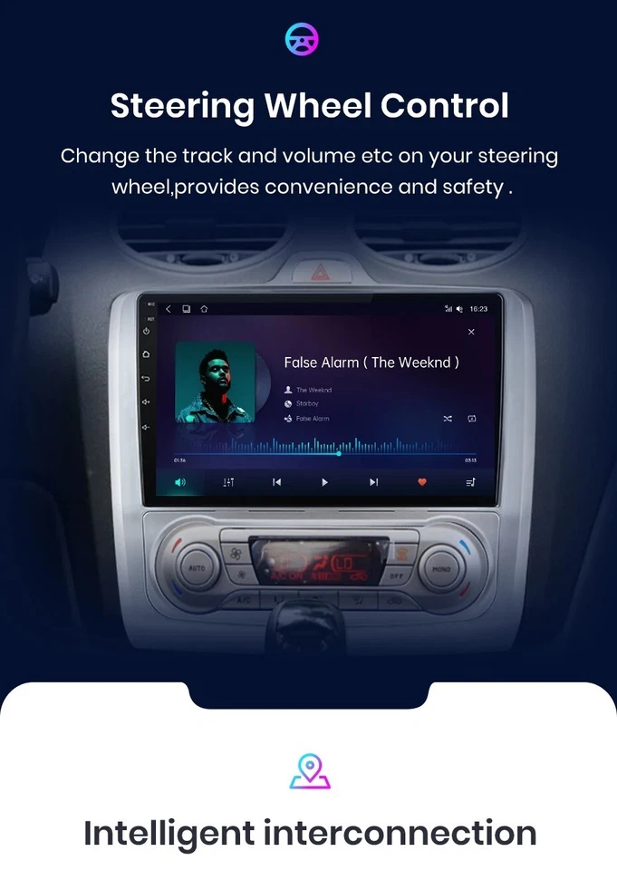 Autoradio Para Ford Focus Mk2 Mk3 2004-2011 2G+ 32GB 4G + Wi-Fi 8Core Carplay - Imagen 4 de 4