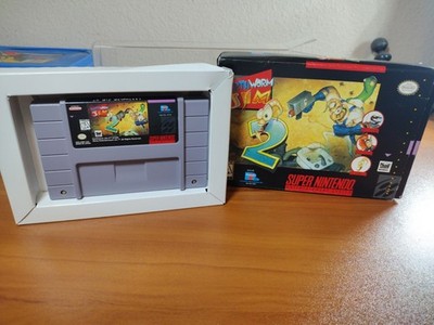 Earthworm Jim 2 (Super Nintendo SNES) In Original Box (No manual) VGC