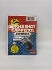 Larami Model Single Shot Cap Pistol Derringer New On Card Die Cast