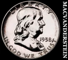1958 Franklins Half Dollar- Silver Choice Gem Proof Luster No Reserve #i8047