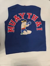 Fairtex Muay Thai Blue Vest Vintage