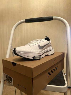 Nike Air Zoom-Type SE CV2220-100 Men's Low Top Sneakers White/Black Textile