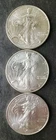 1997, 1998, and 2011 $1 American Silver Eagle Dollars