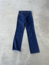 1970s Levi  s Dark Wash Denim Blue 717-0914 Vintage Rare Jeans Size 25/30