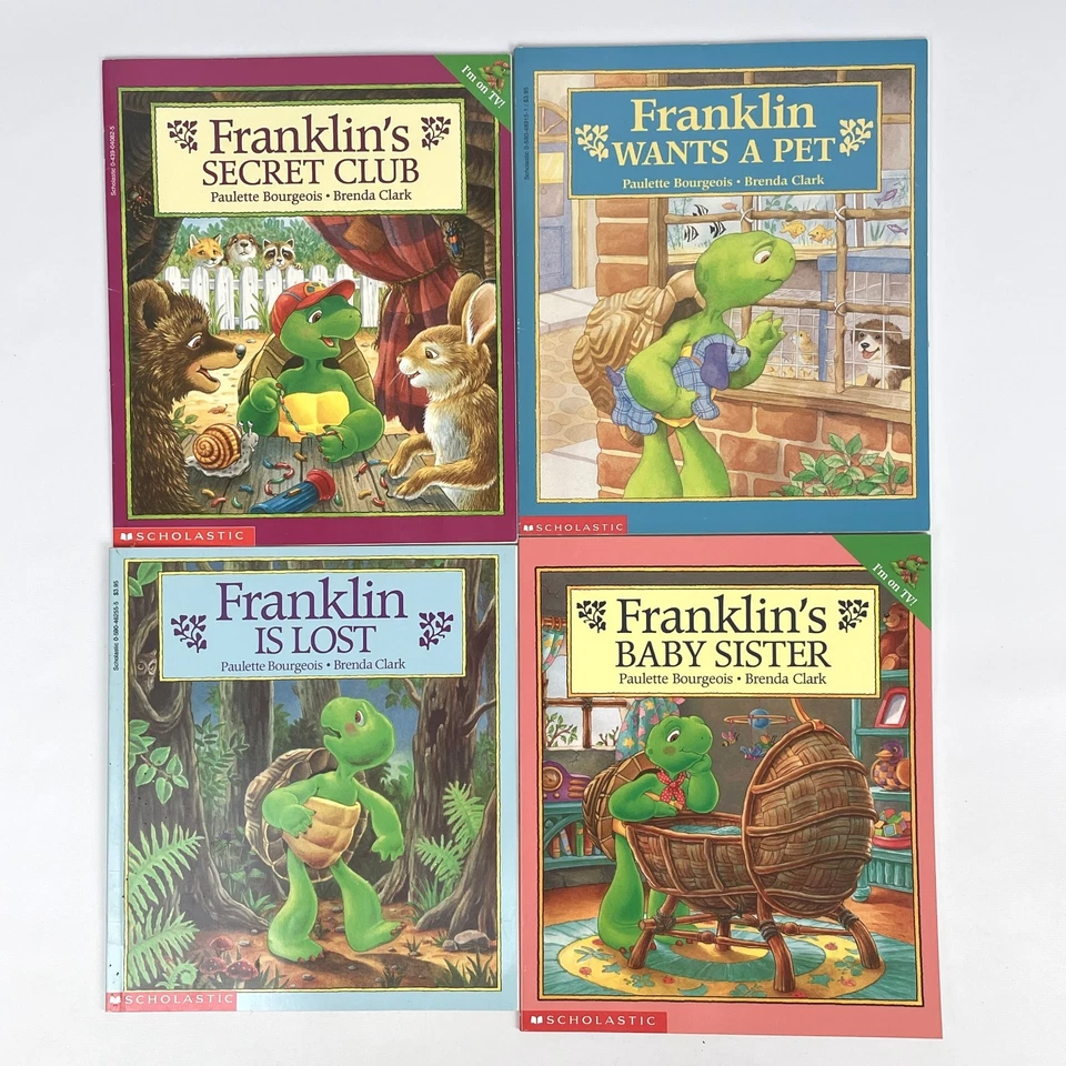 29 Franklin Paperback Books Paulette Bourgeois Scholastic Turtle Homeschool - Image 4 of 4