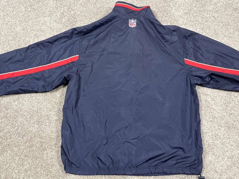 Chaqueta Pullover DE COLECCIÓN New England Patriots Para Hombre Grande NFL Fútbol Adidas Foto 2 de 4