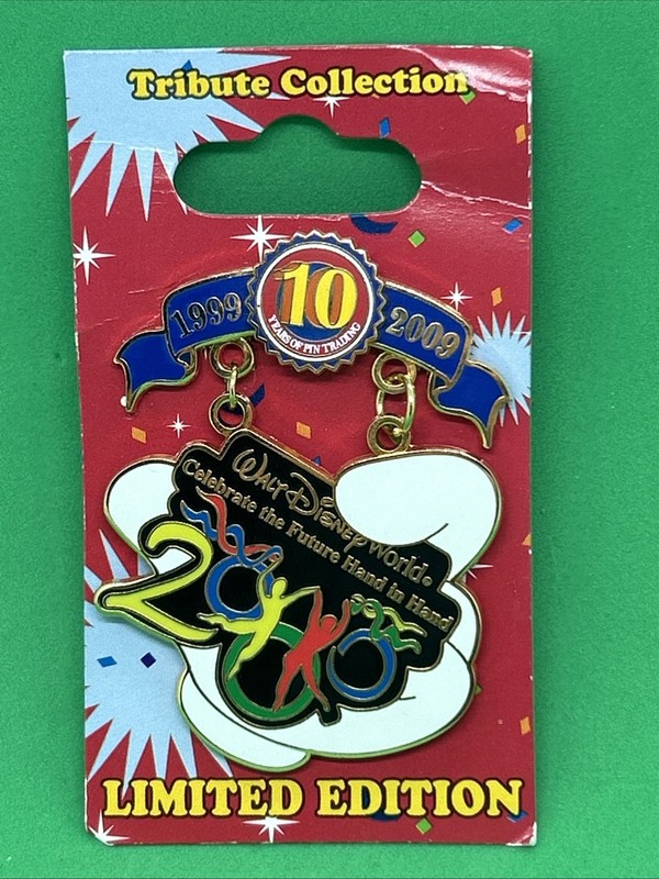 Millennium 2000 10th Anniversary Celebrate The Future Hand in Hand Dancer Dangle