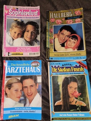 6xLiebesroman Arzt Romane  4 Bänden Dr Stefan Frank Hallberg Sophienlust Vintage