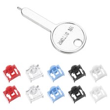10pcs Port Blocker Locking RJ45 Port/Dust PC Blocker with Coded Key