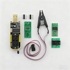 CH341A SOIC8 SOP8 Flash Chip EEPROM Programmer IC BIOS Test Clips 24 25 SeriesaO