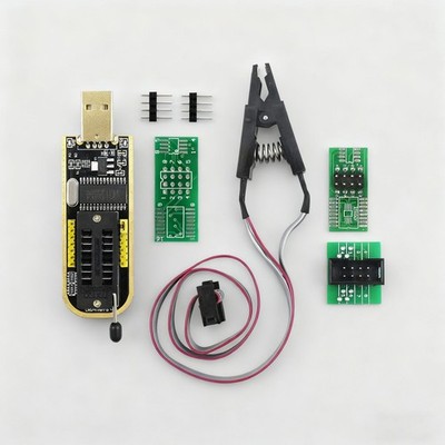 CH341A SOIC8 SOP8 Flash Chip EEPROM Programmer IC BIOS Test Clips 24 25 SeriesaO