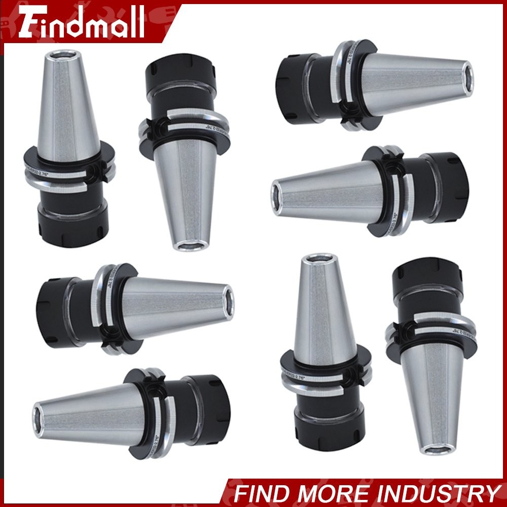 Findmall 8Pc 2.76" CAT40-ER32 COLLET CHUCK-8 CHUCKS Balanced G2.5/25000RPM Set thumbnail 13