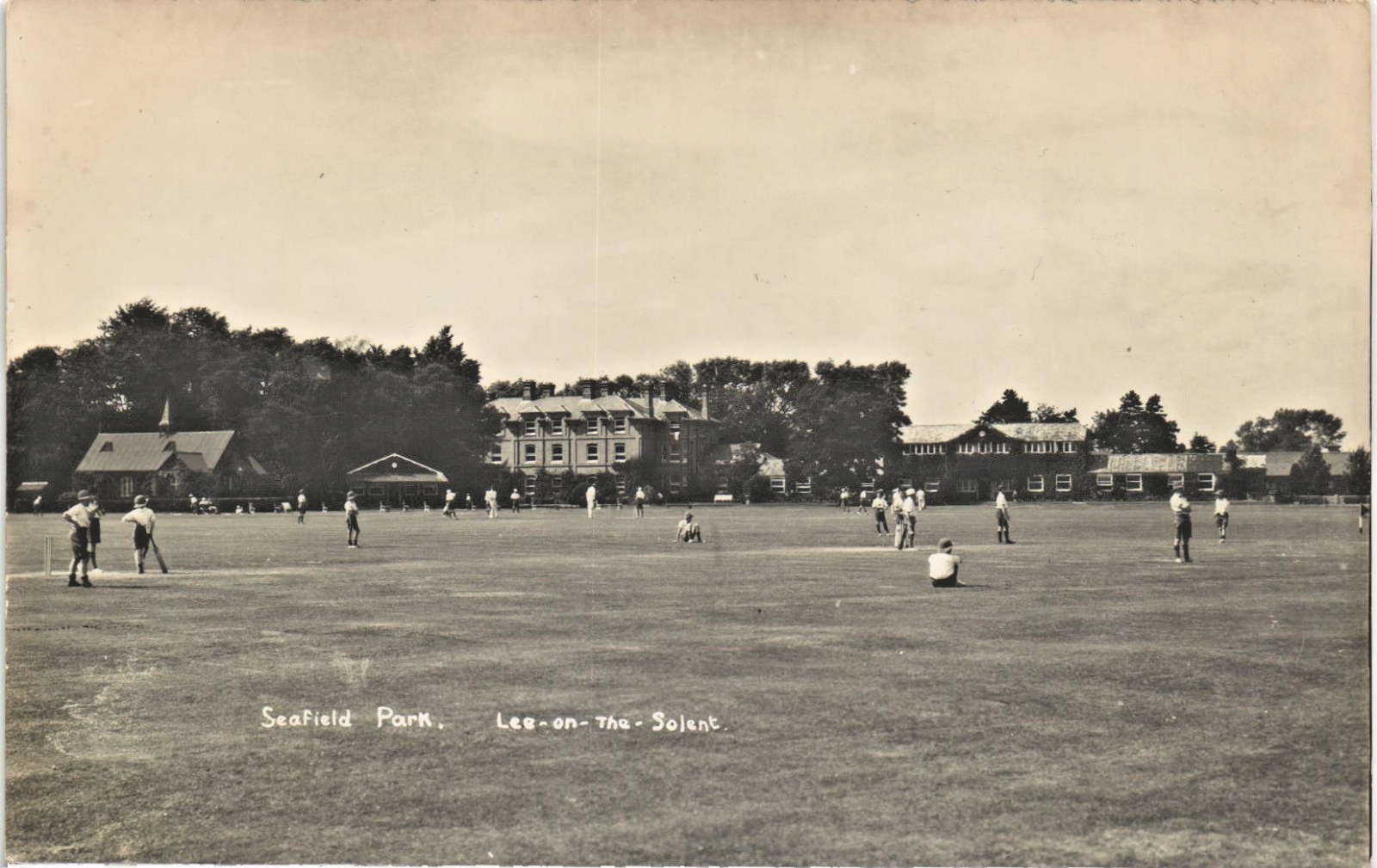 Lee on the Solent. Seafield Park by E.M. Blakey, Lee on Solent. Cricket