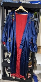 Vintage Made In Japan 100% Silk Japanese Dragon Kimono