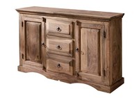 Massive Kommode Echtholz Sideboard Schrank Anrichte Sheesham Palisander Landhaus