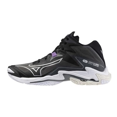 MIZUNO Volleyball Shoes WAVE LIGHTNING Z8 MID Black/Silver 27cm 2E US 9