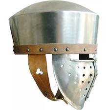 Medieval Great Knight Helmet Armor Functional Crusader Templar Helmet
