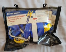 2pc West Marine Child Safety Harness 270820 Fit Chest Size 32" w/ 1 Hook Tether