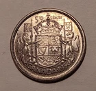 1956 Canadian 50 Cents, Elizabeth II, Silver (.800), ASW .3oz  **LOW SHIPPING**