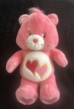 Vintage 2003 Care Bears Love-A-Lot Talking Sing Along Friends 13 Plush Works