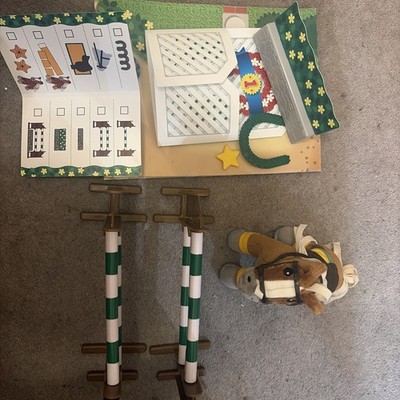 Melissa & Doug Zug und Sprung Pferdeshow Spielset selten