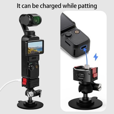 Action Camera Aluminum Suction Mount Quick Detach System 360 Rotations