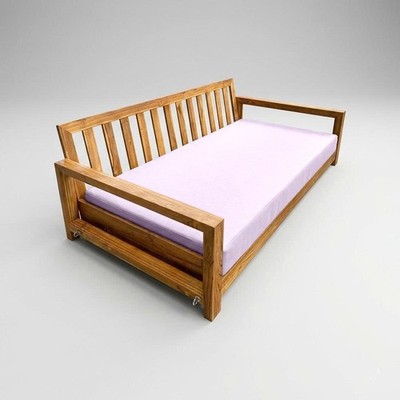 |COVER ONLY| Outdoor Knife Edge 6'' Full Size Daybed Fitted Sheet Slipcover AD107