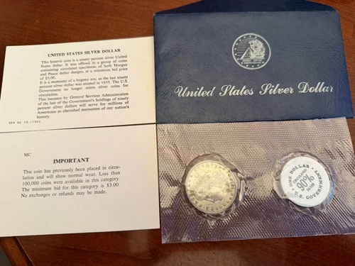 1879-O Morgan Dollar GSA Soft Pack AU Condition. Nice!
