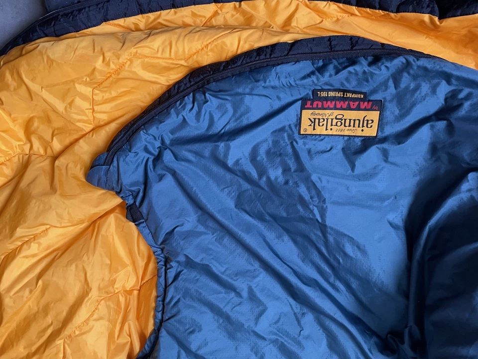 Mammut Ajungilak Kompakt Spring 195 L Kunstfaserschlafsack Schlafsack Blau gut - Bild 2 von 4