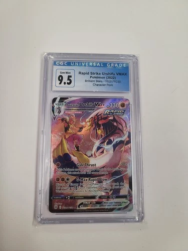 Rapid Strike Urshifu VMAX Brilliant Stars Pokemon TG21/TG30 CGC 9.5 Gem Mint