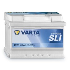 VARTA D21 Autobatterie, 61Ah 12V, Dynamic SLI, 561400060