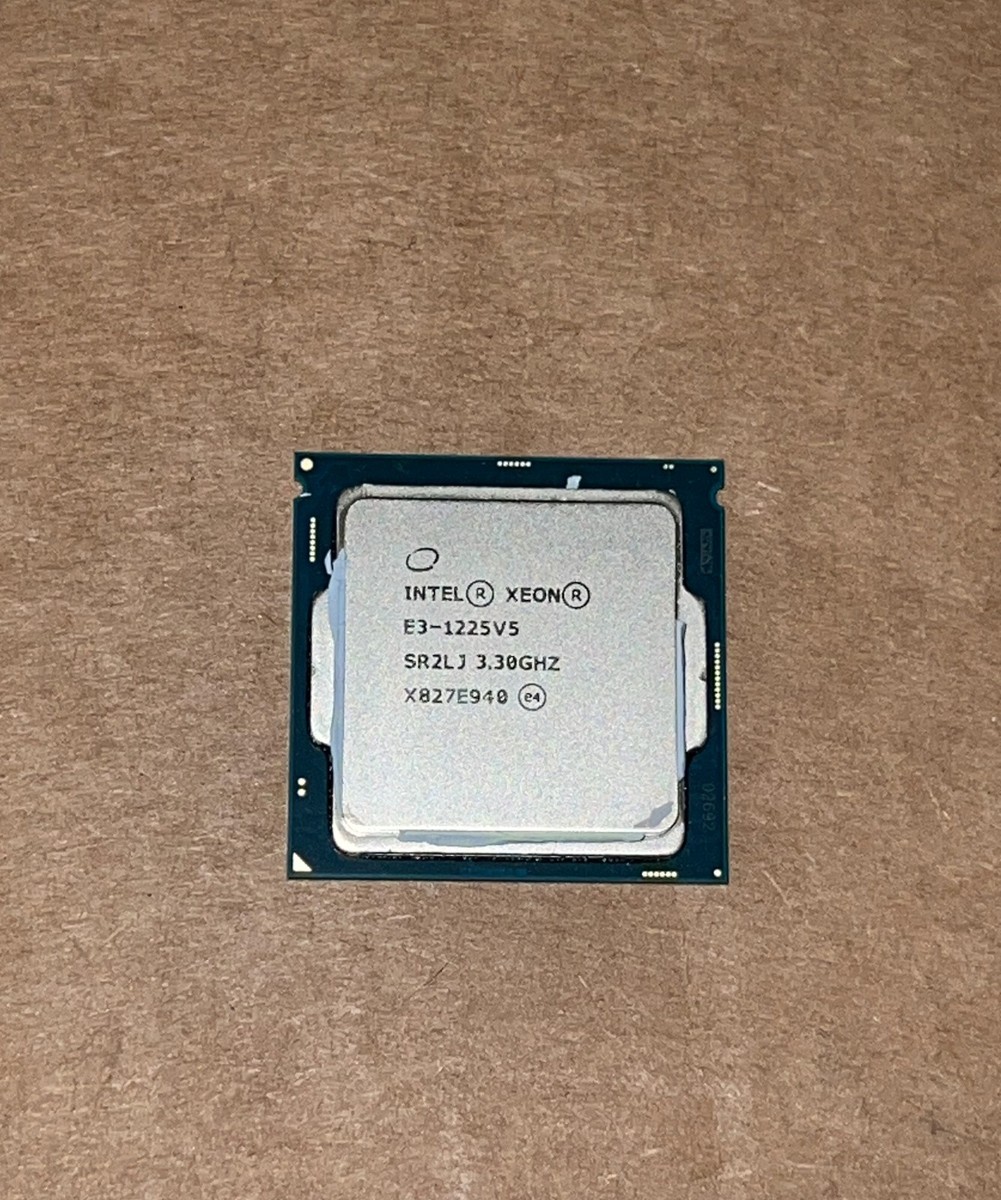 Intel Xeon E3-1225 V5 3.30GHz (SR2LJ) Processor 696303003024| eBay