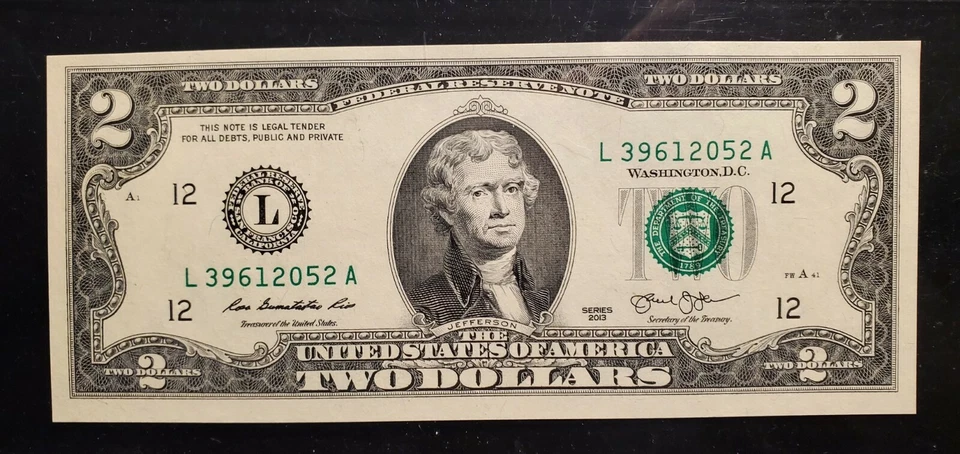 PCGS Banknote $2 Sample - January 2020 FUN Show PCGS Luncheon - Limited t1401 - Image 2 of 4