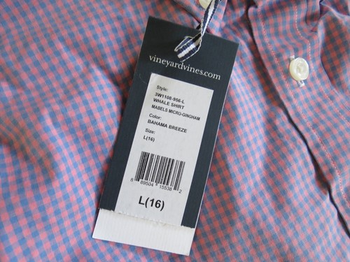 Boys Vineyard Vines Size Large (16) Bahama Breeze Button Shirt NWT - Picture 3 of 13