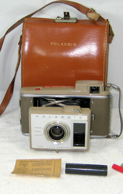 VINTAGE POLAROID J33 LAND CAMERA AND CASE | eBay