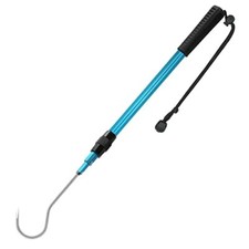 Telescopic Fish Gaff with Stainless Sea Fishing Spear Hook Tackle, Soft Rubbe...
