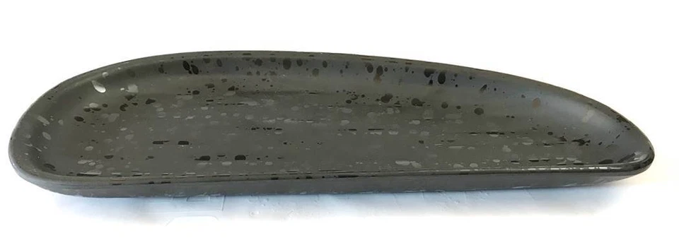 Pratos de melamina resistentes sushi tempura salada sashimi lanche preto - Imagem 4 de 4