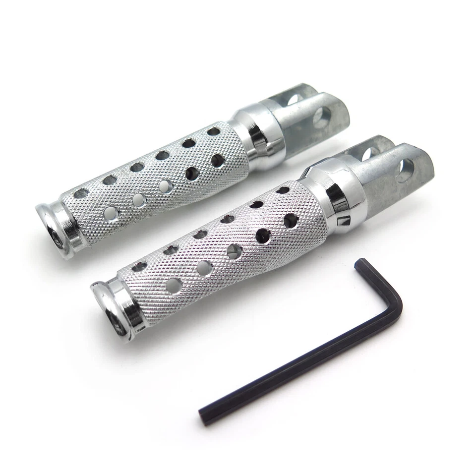 Chrome Foot Pegs For Honda CBR 600RR 900RR 929RR 954RR 1000RR RVT1000R RC51 - Изображение 2 из 4