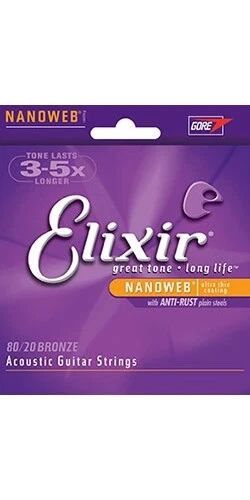 Elixir Corde acustiche strumenti musicali Chitarra 6 Pezzi Elixir Strings -11002 - Foto 1 di 4