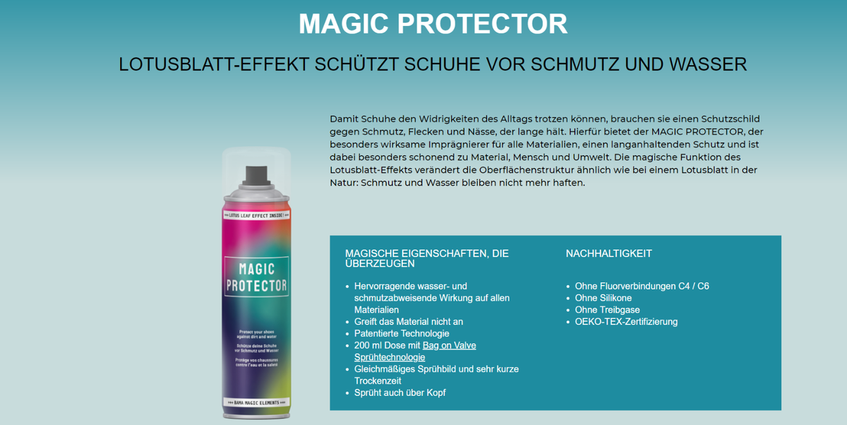 Bama Magic Protector Imprägnierspay mit Lotus Effekt 200 ml