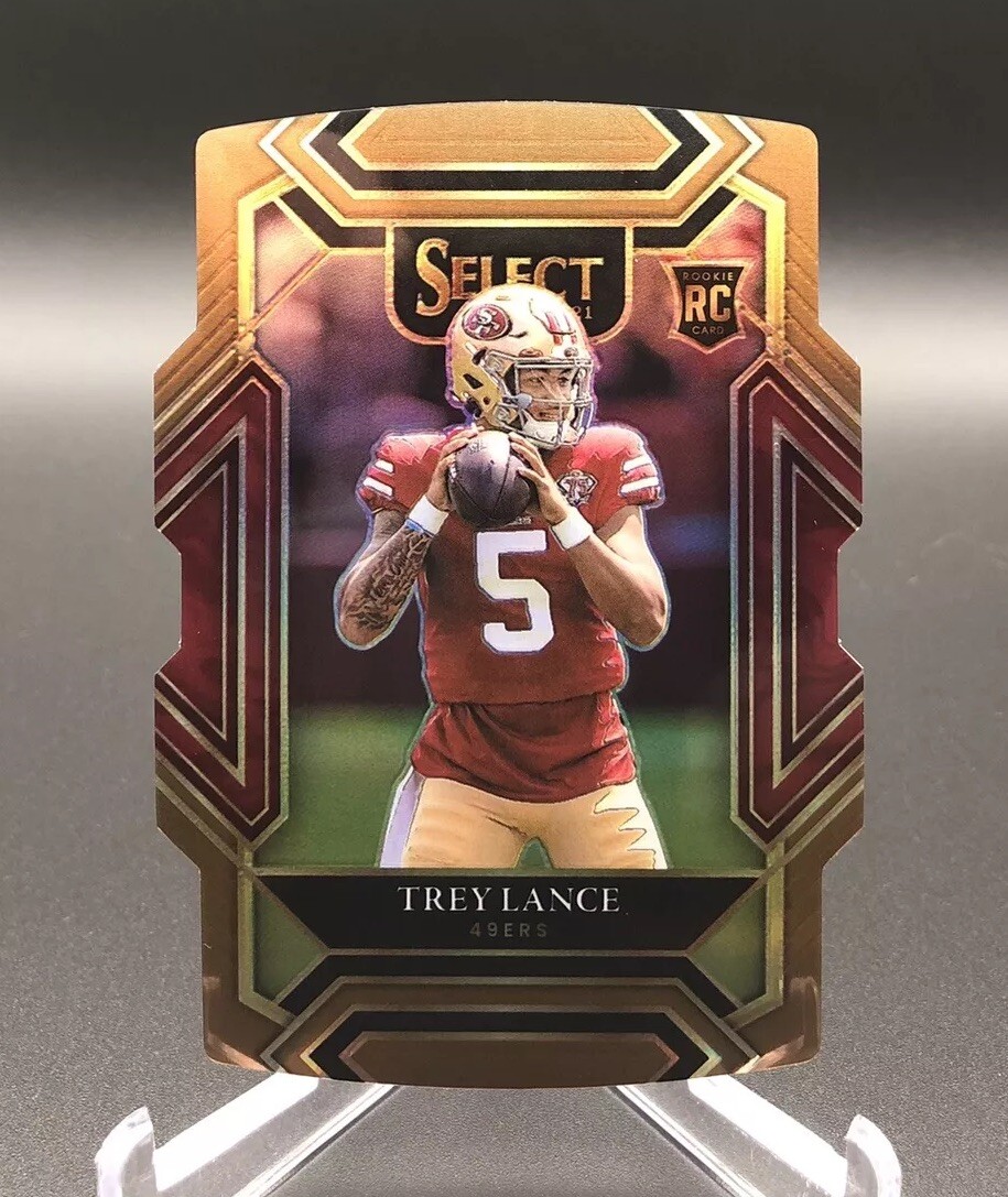 2021 Select Trey Lance Club Level Copper Die Cut /199 Rookie RC SSP Cowboys 🔥