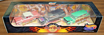 HOT WHEELS 1998 CARS OF HARD ROCK CAFE LOT OF 3 NRFP COOL CLASSICS