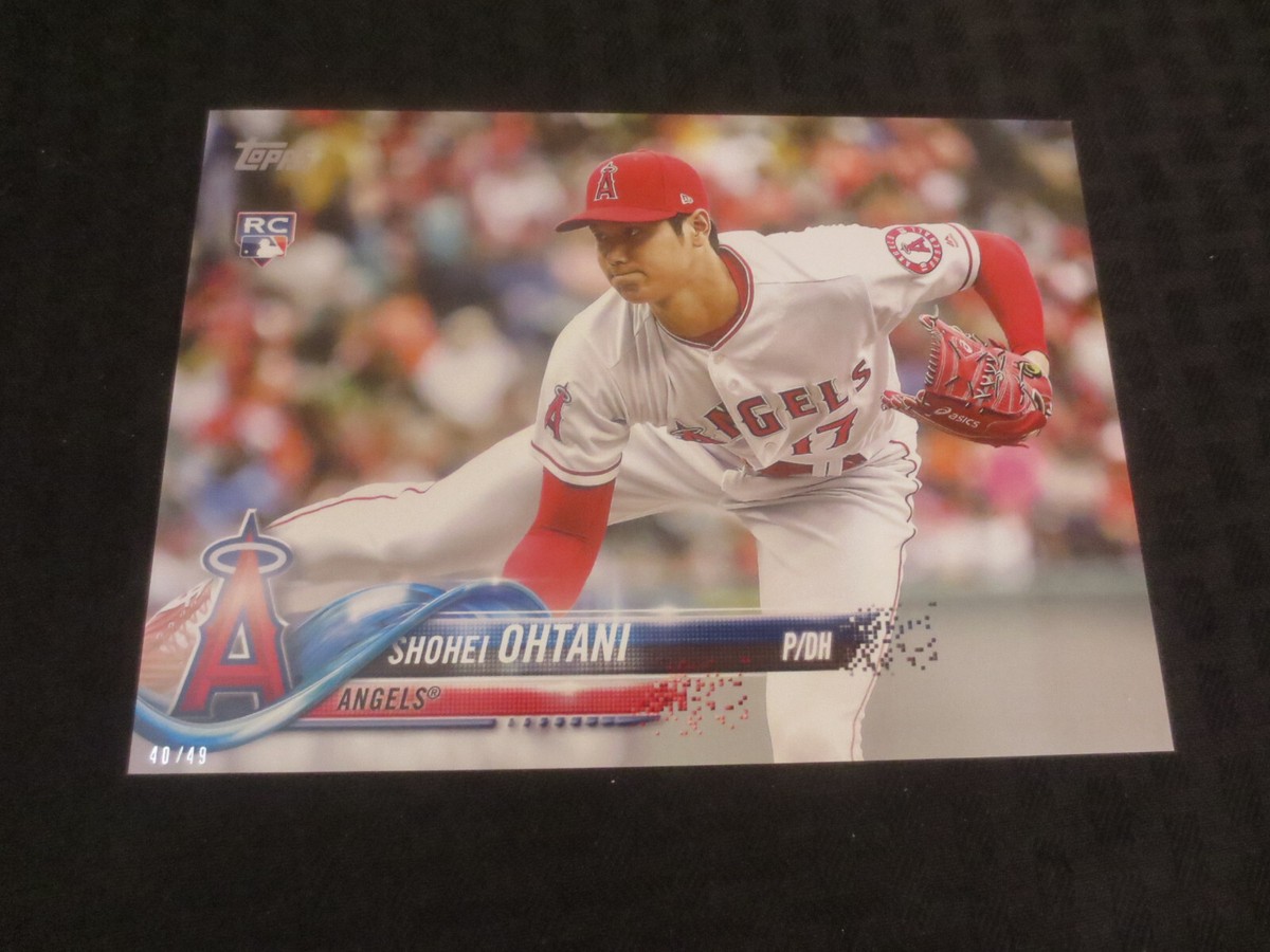 2018 Topps Update US1 SSP Shohei Ohtani Rookie 5x7 Jumbo 20/49