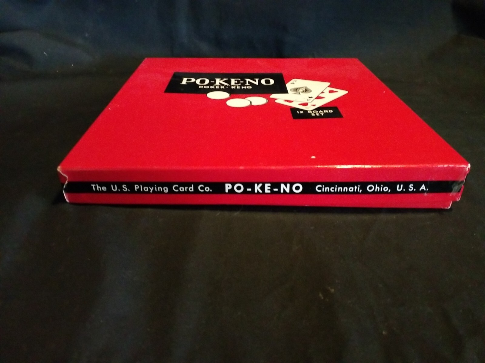 Vtg. 1960s POKENO Poker/Keno Board Game, 12 Board Set eBay