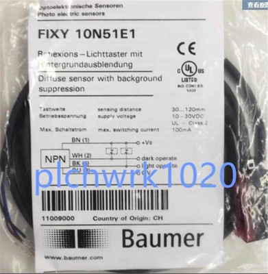 1 PCS NEW IN BOX BAUMER Photoelectric Sensor FIXY 10N51E1 #A6-40