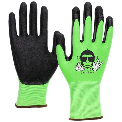 ABVERKAUF: 3 Paar ACE Junior Kinder Garten-Handschuhe Bastel-Handschuhe