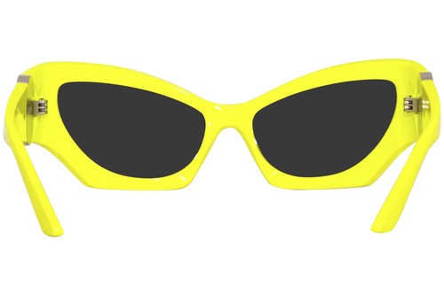 Versace VE4450 541887 Sunglasses Women's Yellow/Dark Grey Lenses Cat Eye 60mm - 第 4/7 張圖片