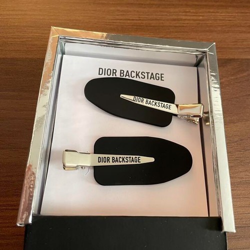 Christian Dior Backstage Hairpin Hairclip Black w/Mirror not for sale W/Box RARE - Picture 4 of 6