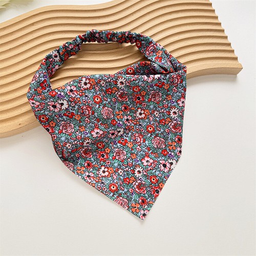 1-6 Pezzi Fascia Sciarpa,Elastico Grande Boho Triangolo Bandana Sciarpe Testa Fazzoletto- - Foto 27 di 35