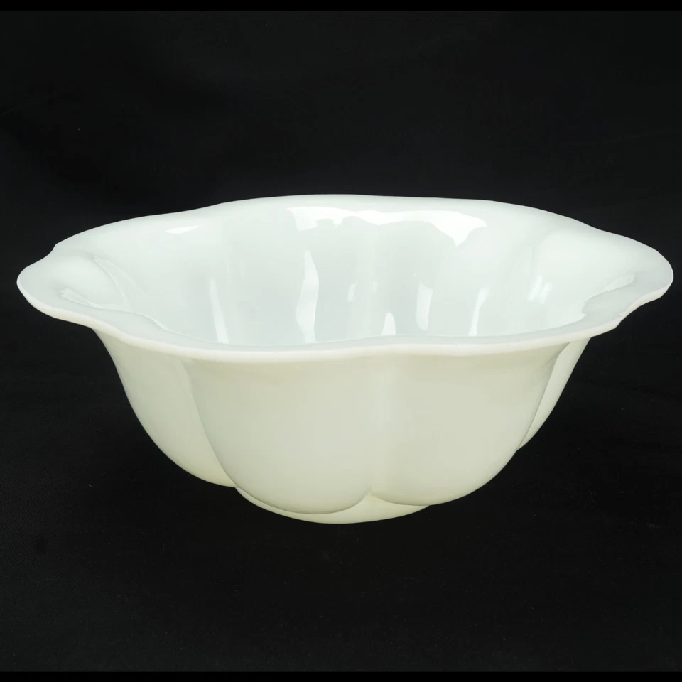 Cuenco estriado de vidrio chino de Pekín período República Foto 3 de 4